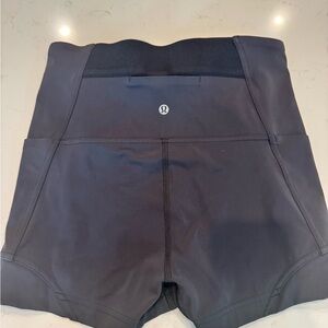 Lululemon Black Bike Shorts Compression Fit